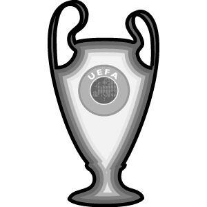 Champions League Trophy Vector