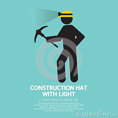 Construction Hat with Light