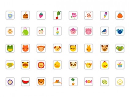 Cute Square Icon Cute Square Icon