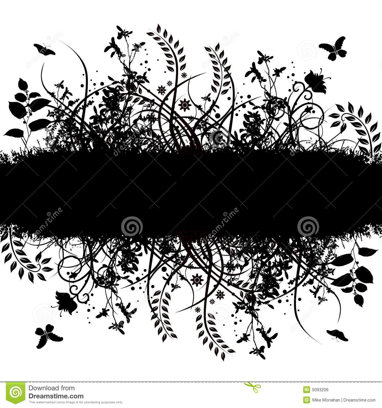 Floral Grunge Vector Banners Floral Grunge Vector Banners