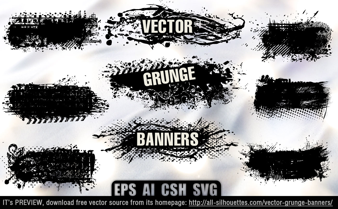 Grunge Banner Vector
