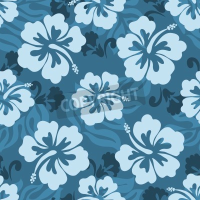 Hawaiian Flowers Pattern