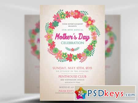 Mother's Day Flyer Template