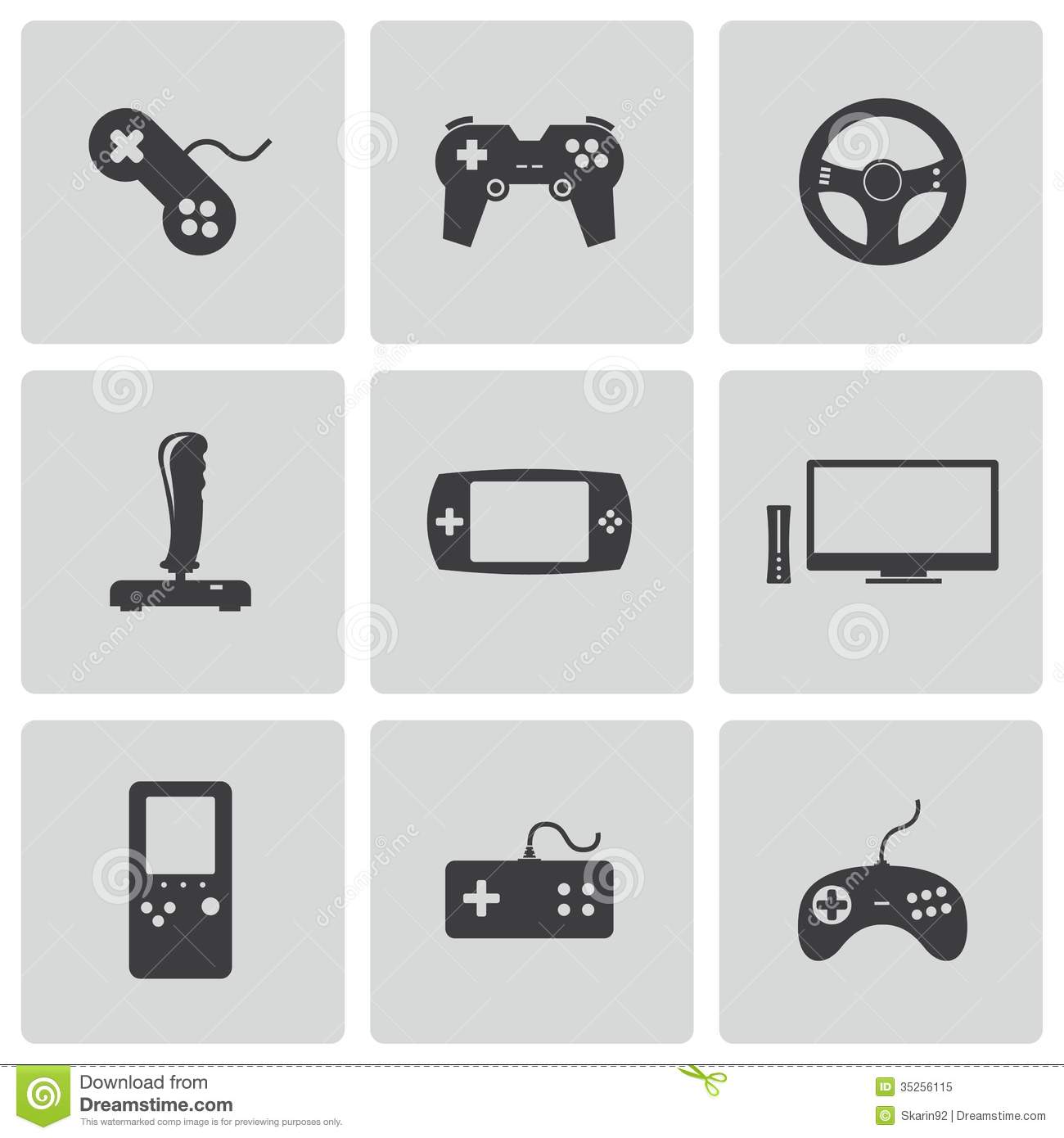 Vector Game Controller Icon Vector Game Controller Icon