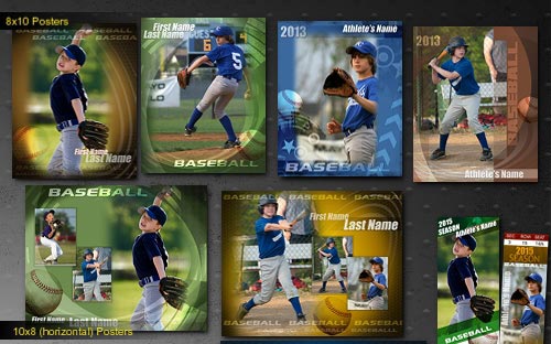 Baseball Card Template Photoshop