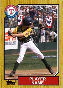 Baseball Card Template Photoshop