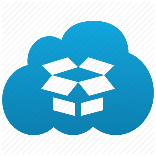 Box Cloud Storage Icon Box Cloud Storage Icon