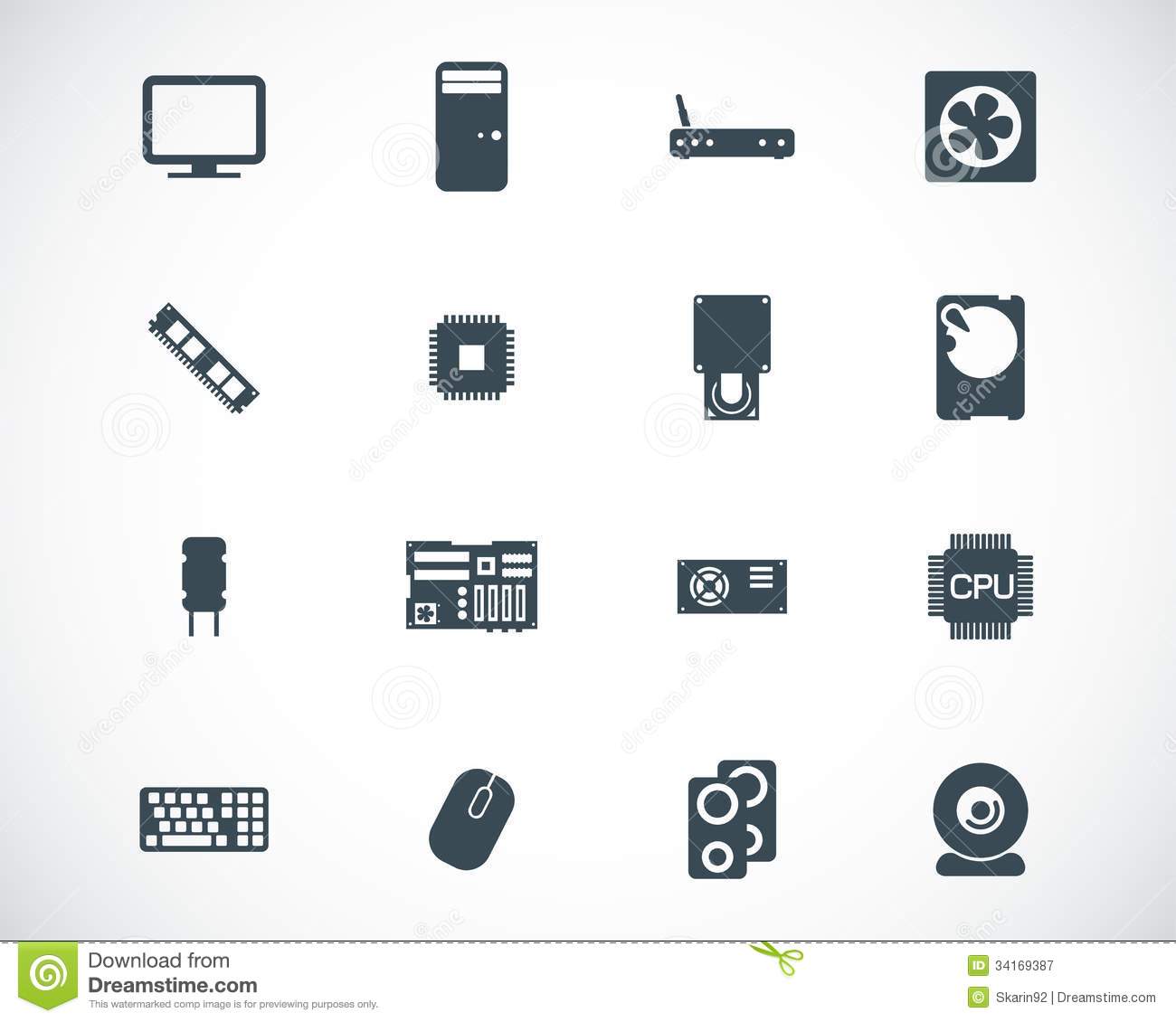 Computer Vector Icon