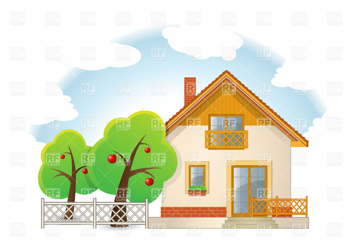 Country House Clip Art