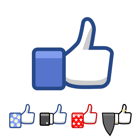 Facebook Like Button Vector Facebook Like Button Vector