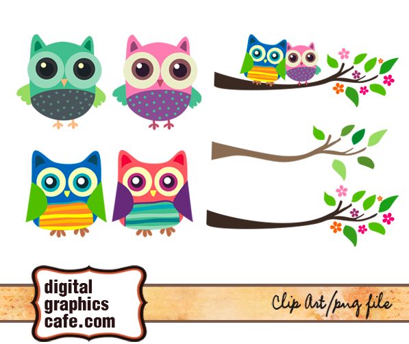 Free Owl Digital Clip Art