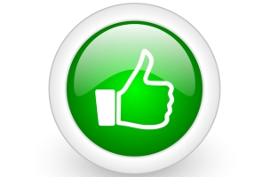 Green Facebook Like Button