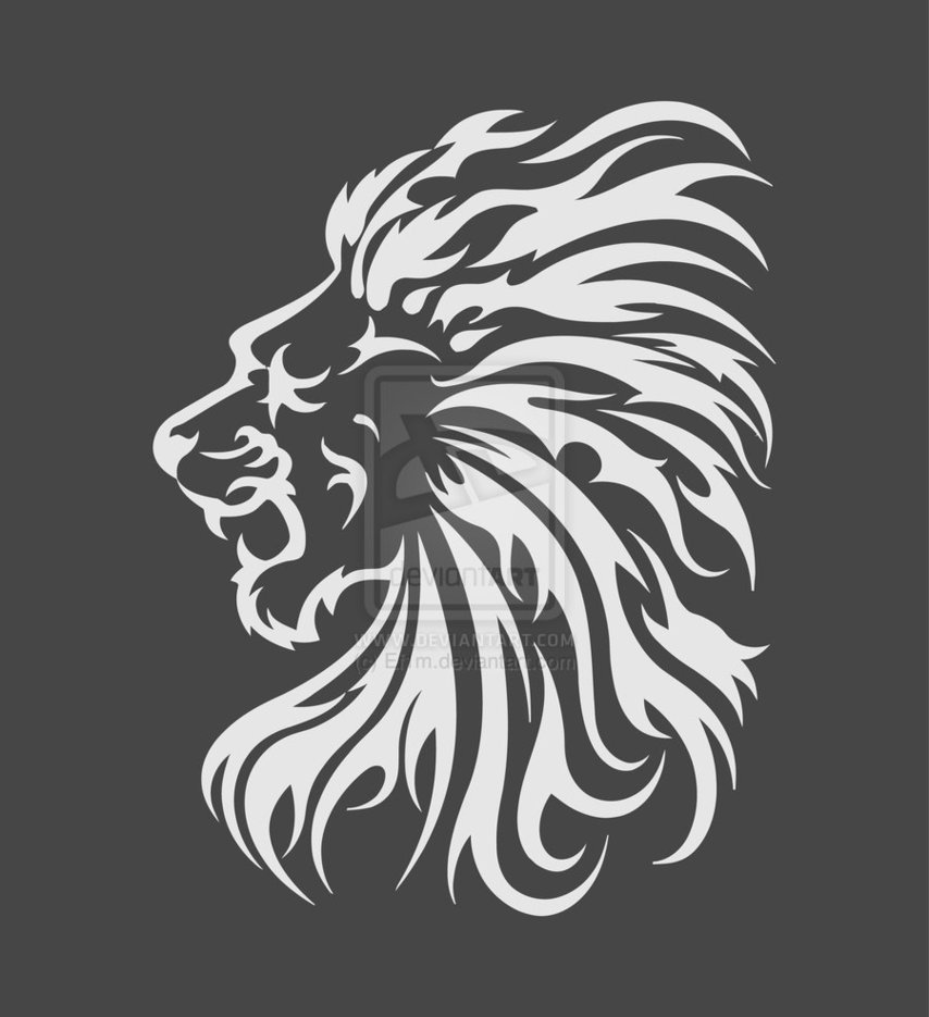 Lion Head Vector