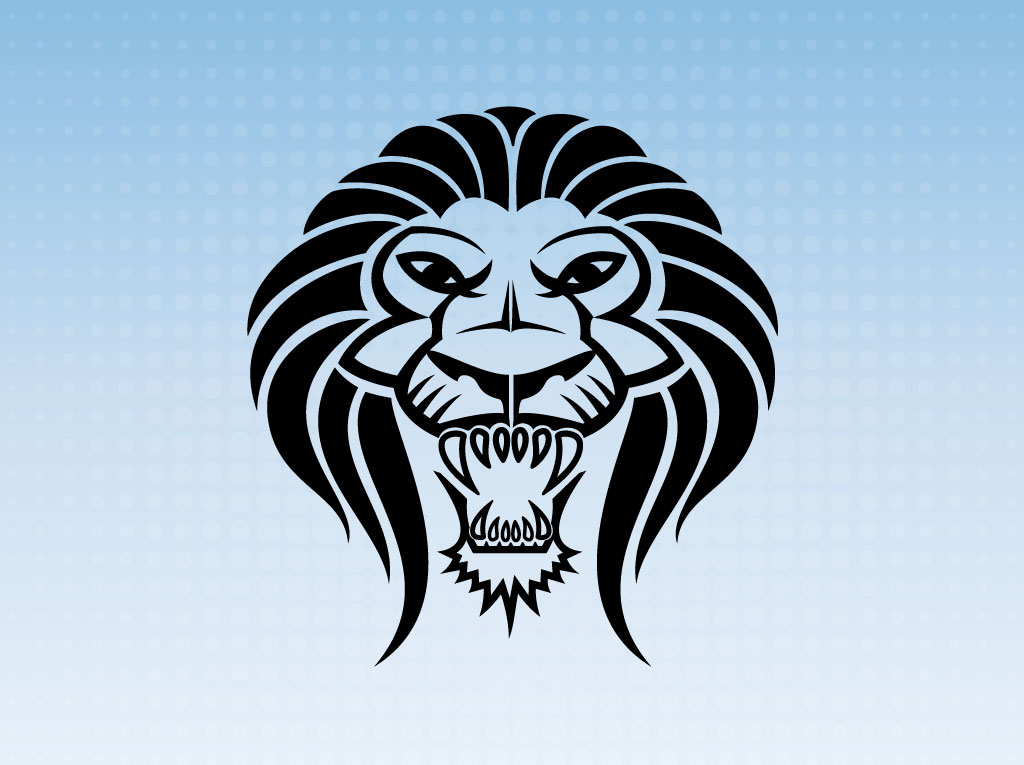 Lion Head Vector