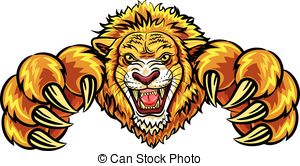 Angry Lion Vector