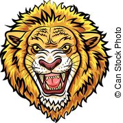 Angry Lion Vector