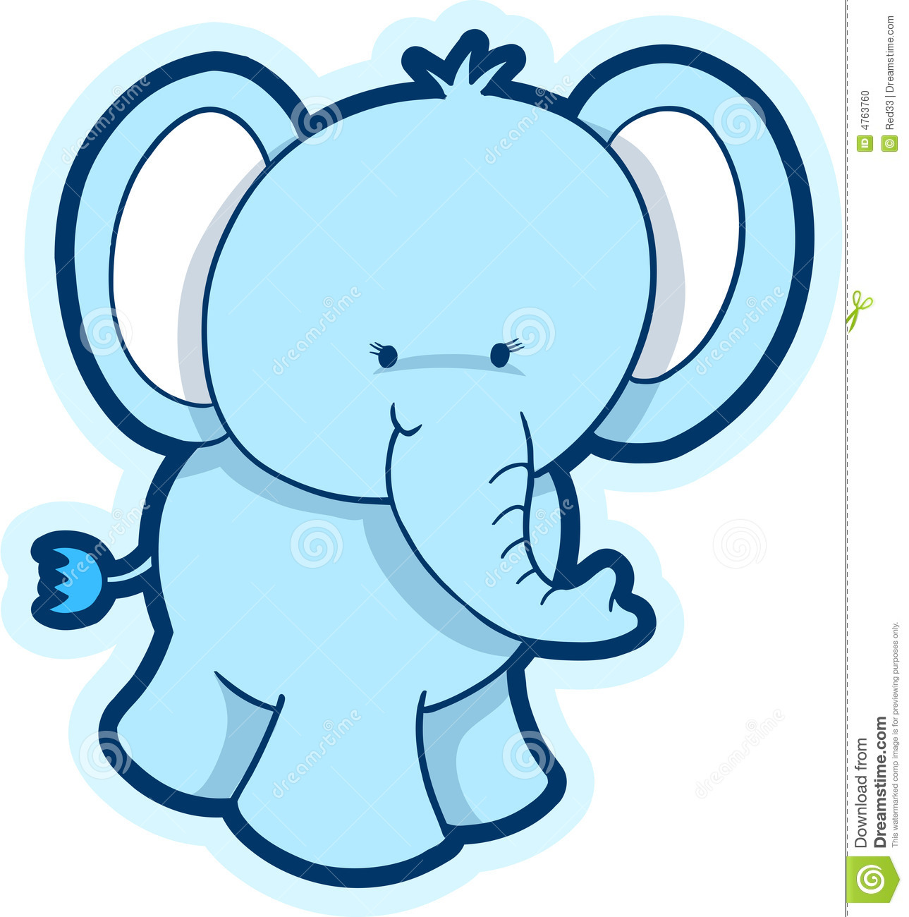 Cute Elephant Clip Art