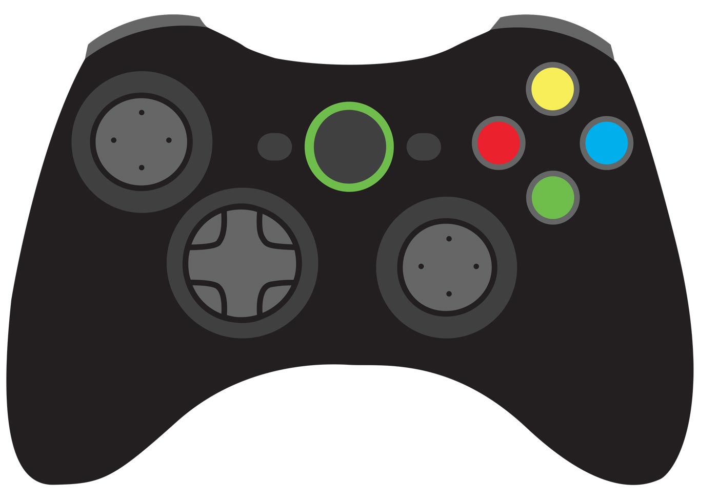 Free Vector Game Controller