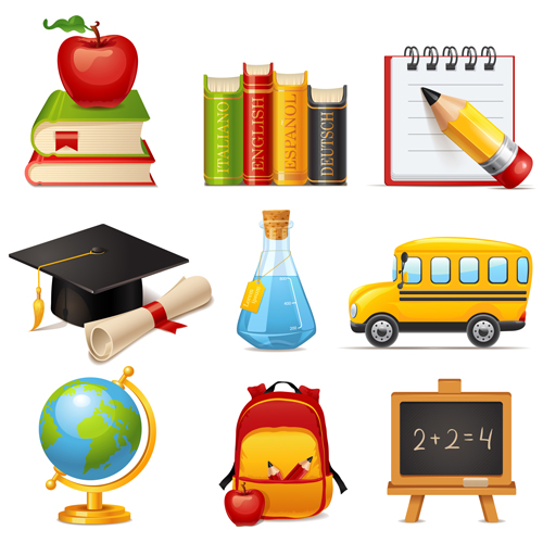 Free Vector Icons School