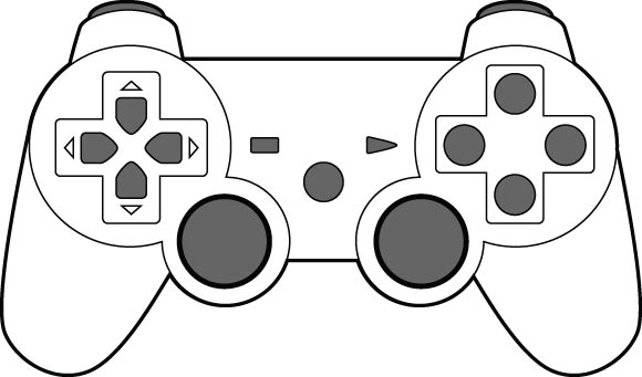 Game Controller Vector