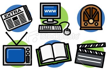 7 Mass Media Icons Vector Free Images