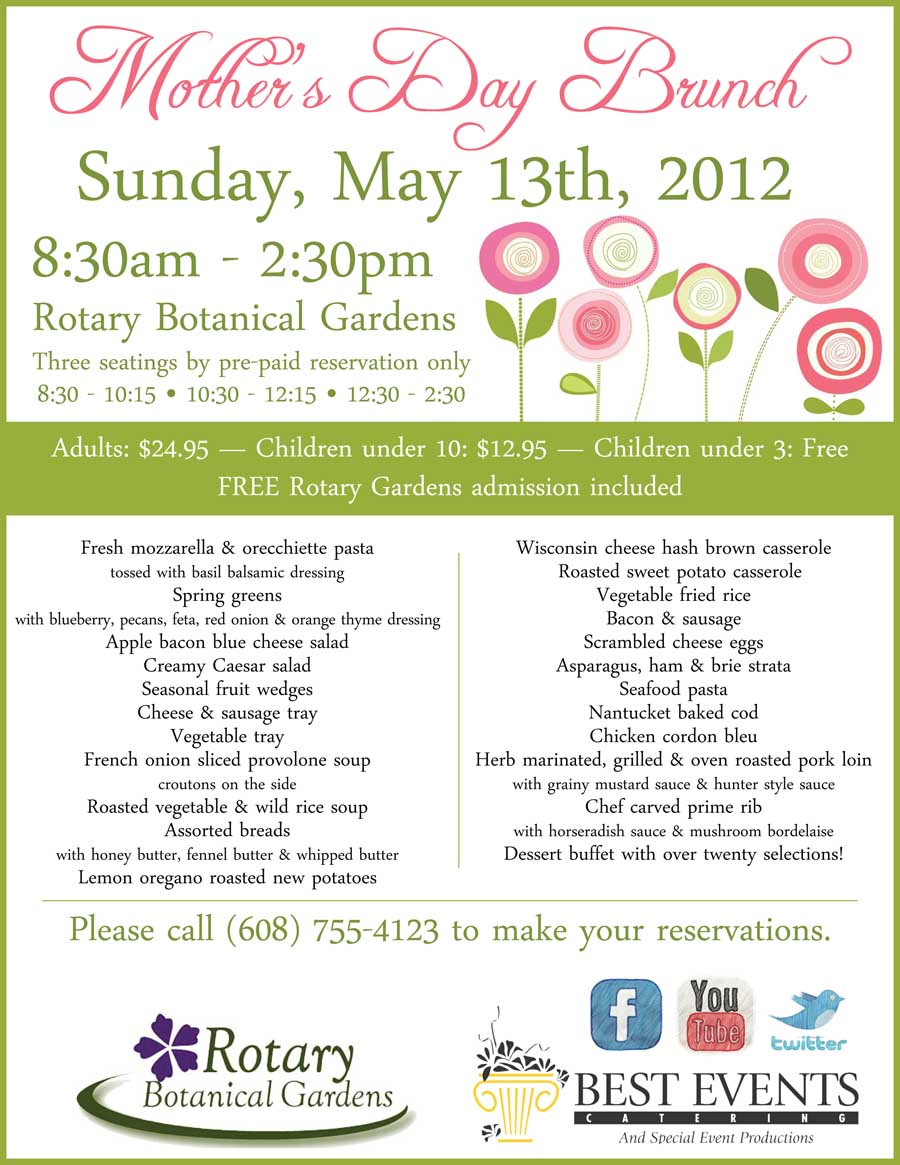 Mother's Day Brunch Flyer Mother's Day Brunch Flyer