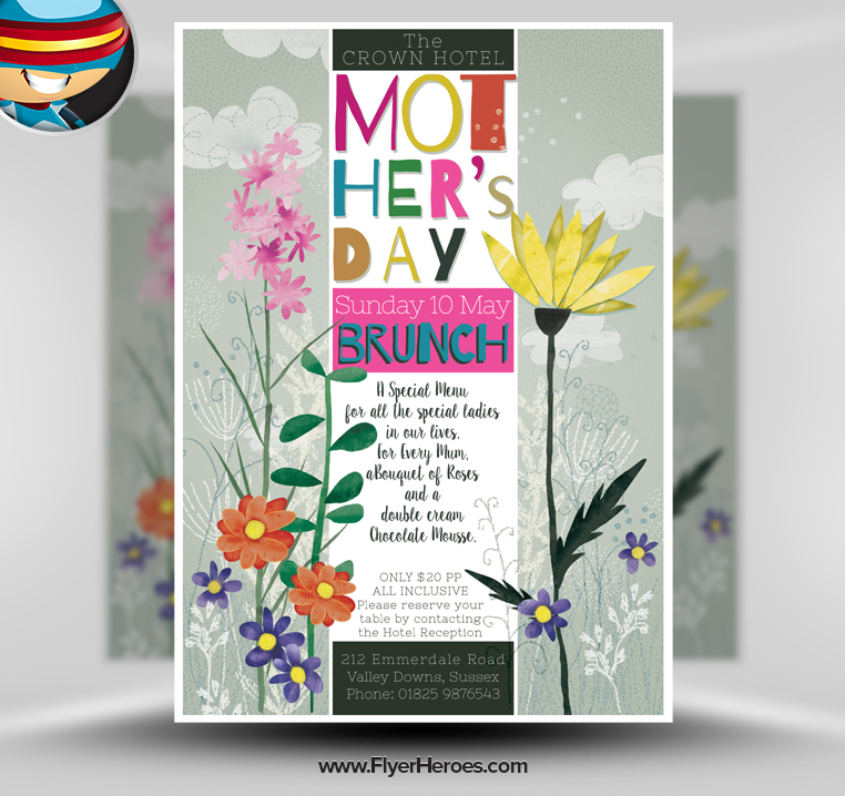 Mother's Day Flyer Template Free