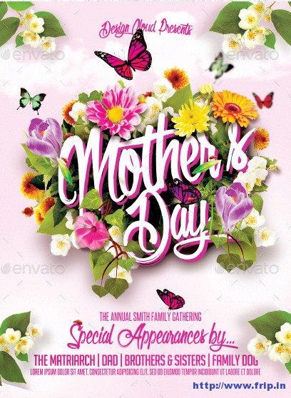 Mother's Day Flyer Template Mother's Day Flyer Template