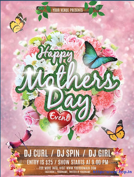 Mother's Day Flyer Template