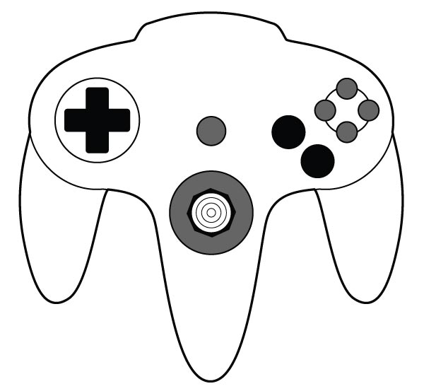 Nintendo Game Controller Vector