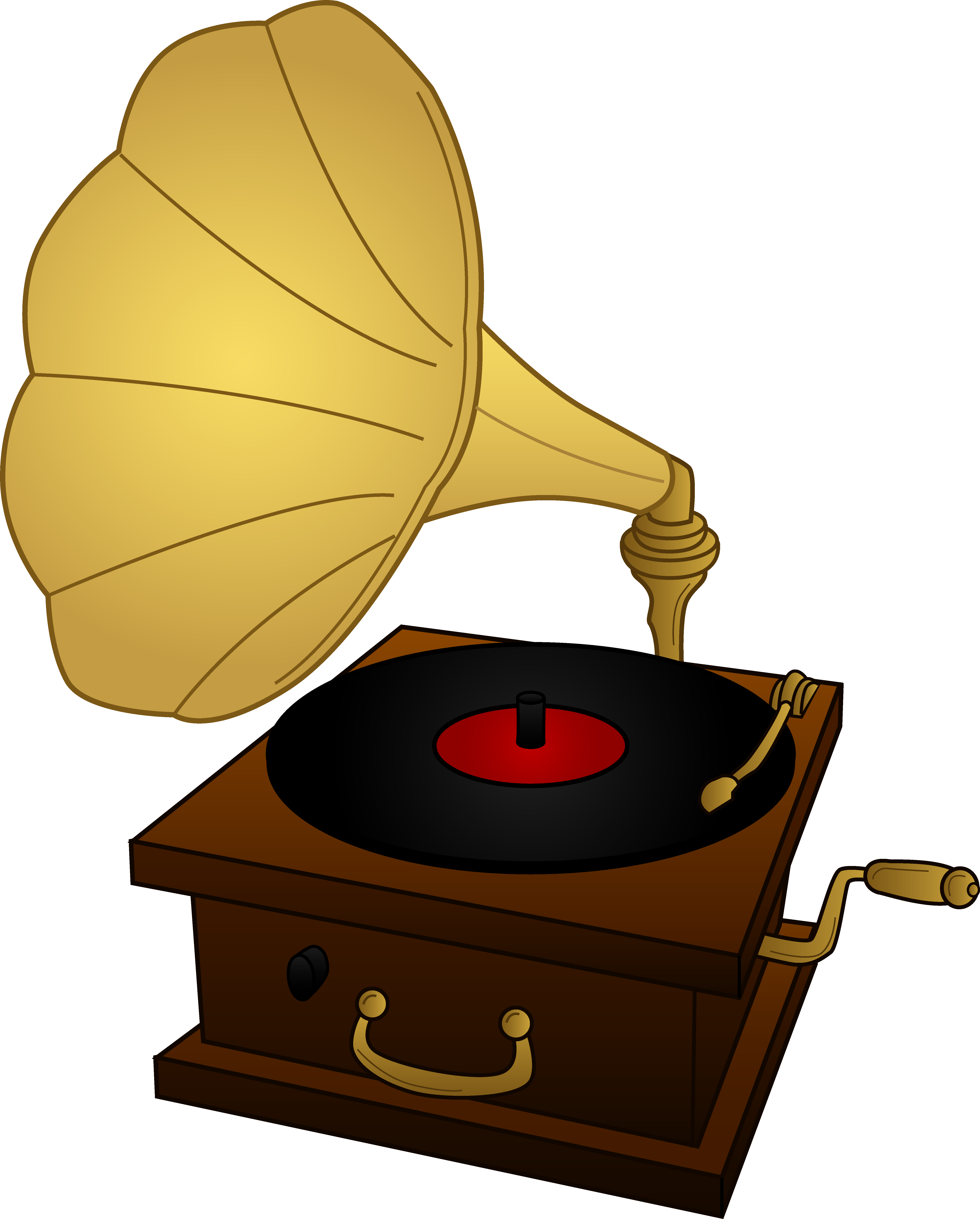 Old Record Player Clip Art