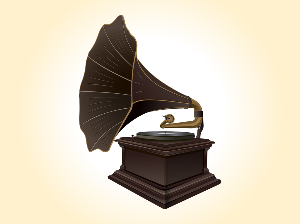 11 Free Vector Record Player Images