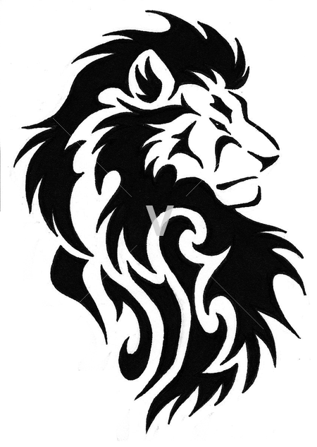 15 Tribal Lion Vector Art Images