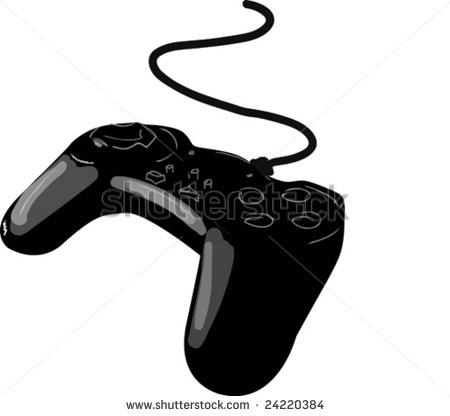 Video Game Controller Clip Art Vector