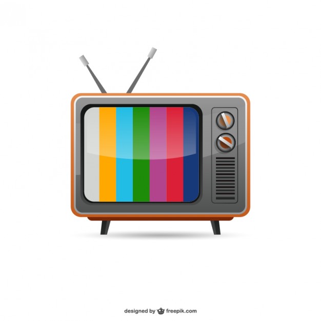 Vintage TV Vector