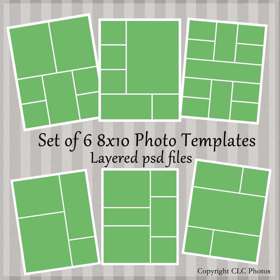 8X10 Collage Templates