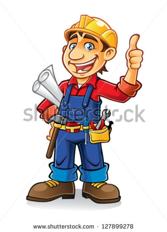 Cartoon Construction Worker Clip Art