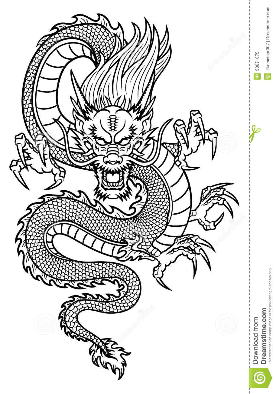 Chinese Dragon Vector