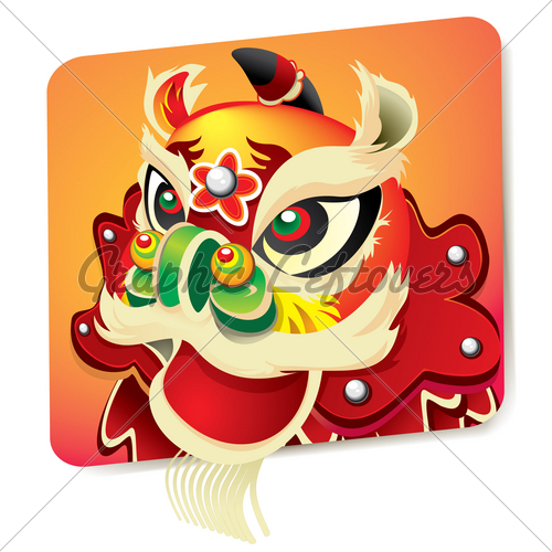 Chinese New Year Lion Clip Art
