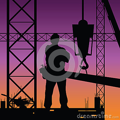Construction Man Illustration