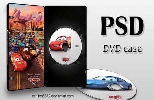 DVD Case Template PSD