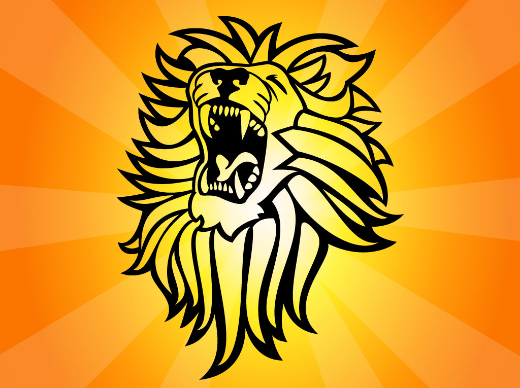 Fierce Lion Clip Art