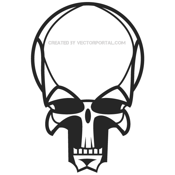 Free Skull Vector Clip Art