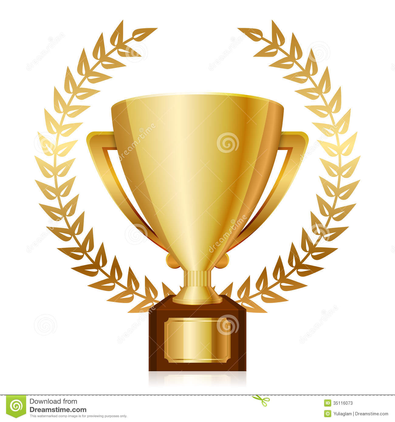 Gold Trophy Clip Art