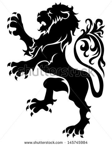 Heraldic Lion Vector