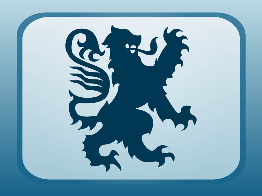 Heraldic Lion Vector