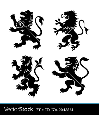 Heraldic Lion Vector