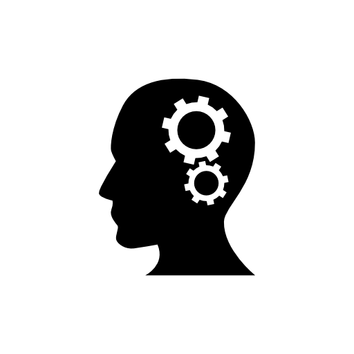 Human Head Silhouette Vector