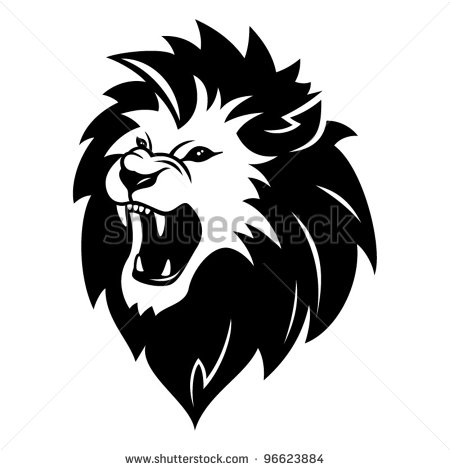 Lion Head Vector Art