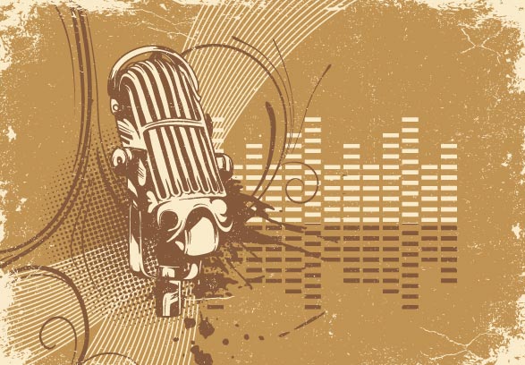 Microphones and Music Templates Microphones and Music Templates